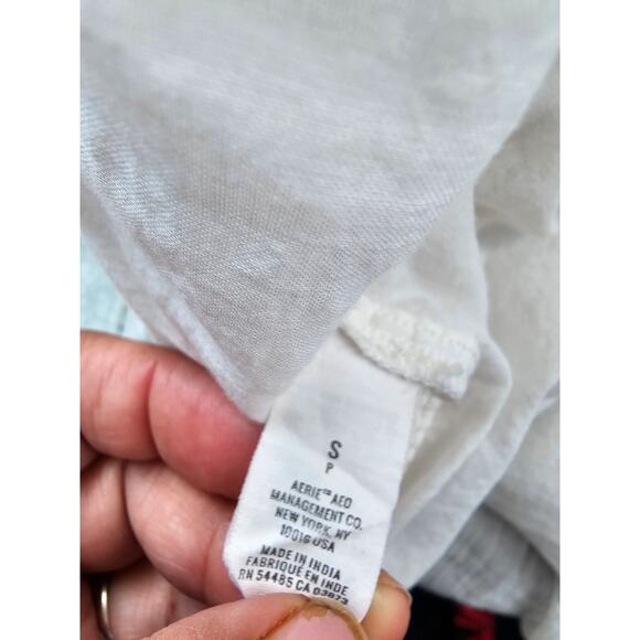 Aerie Women's mini Skirt Flowy white size Small - Picture 9 of 10